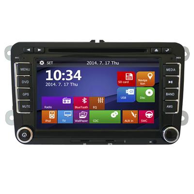 7 inch Motorized Retractable DVD Player Touch Screen Car DVD for VW Volkswagen with RDS DAB Bluetooth RCA USD SD AUX MP3