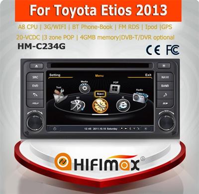 Hifimax cd radio in car toyota etios with gps toyota etios car dvd gps toyota etios car dvd player