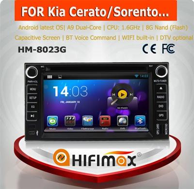 HIFIMAX Android 4.4.4 car dvd player for Kia spectra(2004-2009) WITH Capacitive screen