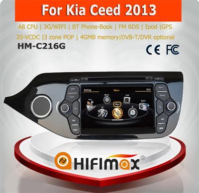 Hifimax car radio dvd gps for KIA CEED/car navigation system for KIA CEED 2012 2013 2014 with kia ceed car radio antenna