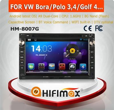 Android 4.4.4 car dvd auto radio for vw jetta car multimedia