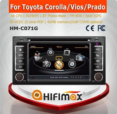 Hifimax toyota terios car radio tv dvd toyota daihatsu terios car multimedia player toyota terios car stereo audio system