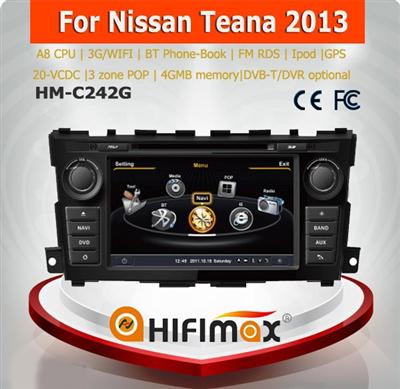 Hifimax car navigation FOR NISSAN Teana 2013 gps navigation system