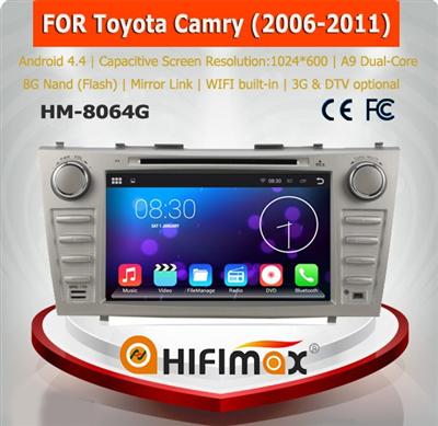 HIFIMAX Android 5.1.1 2 din hd touch screen dab radio gps for toyota camry touch screen car dvd player WITH WIFI 3G dab