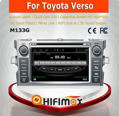 HIFIMAX S160 Android 4.4.4 car radio for Toyota Verso car audio stereo auto radio multimedia player