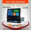 HIFIMAX universal 1 din 7 inch car dvd player car gps navigatioin with DVD/GPS/AM/FM(RDS)/TV/Bluetooth/Detachable panel/1080P