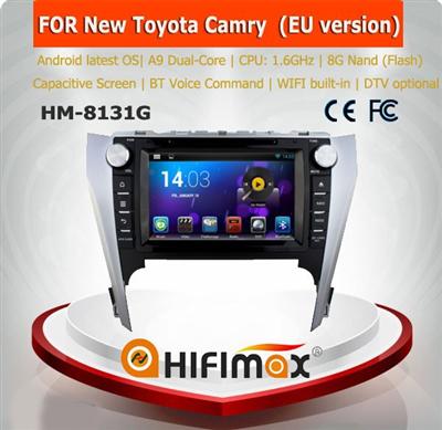 Hifimax Android 4.4.4 car multimedia for Toyota Camry car multimedia 2013 audio video entertainment system