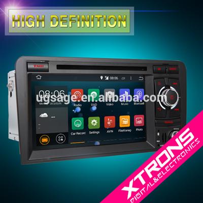 Xtrons 2016 NEW PF73AA3AR double 2 din car radio DVD GPS for Audi A3 7" Android 4.4.4 quad-core