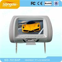 Active Car Monitor 7 inch Universal Car Headrest DVD Player
