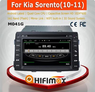 Hifimax S160 Android 4.4.4 car pc for KIA SORENTO android car dvd for KIA SORENTO with android 16GB dvd hard disk