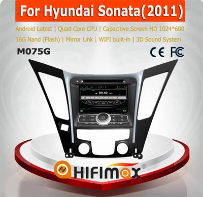 HIFIMAX Android 4.4.4 Hyundai Soncar radio dvd gps navigation system/Hyundai Sonata car radio/Hyundai Sonata (2011-2013) dvd gps