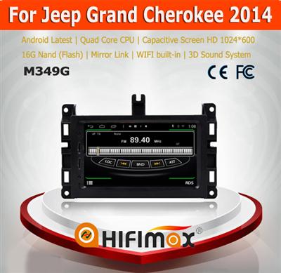 HIFIMAX Android car dvd radio for Grand Cherokee 2014 2 din car dvd player