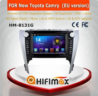 HIFIMAX Android 4.4.4 car radio dvd gps navigation system for TOYOTA CAMRY 2012 (EU virson) support JBL system