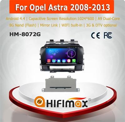 HIFIMAX Android 4.4.4 car dvd player for OPEL ASTRA J 2008-2013 GPS navigation for Opel ASTRA J car dvd player