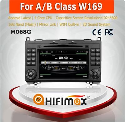 HIFIMAX Android 4.4.4 for Benz car radio/for mercedes A B class car radio/for mercedes benz b200 car dvd gps navigation system