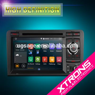 2016 new style Xtrons PF73AA3AR 7" Android 4.4.4 quad-core double din car radio dvd cd gps for Audi A3