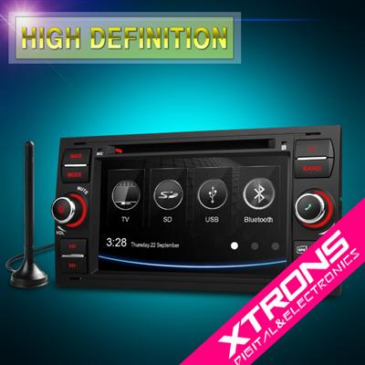 Xtrons PX70FSFDAB-B 7" Touch screen dab radio car dvd player for ford with gps