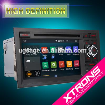 2016 Newest Android 4.4.4 7" Quad core 2 din android car dvd player for AUDI A4 PF73AA4AR Xtrons Brand