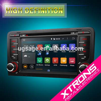 XTRONS PF73AA3A 7" Android 4.4.4 quad-core android bluetooth car radio 2 din for audi a3 with gps wifi 3g 1080P video