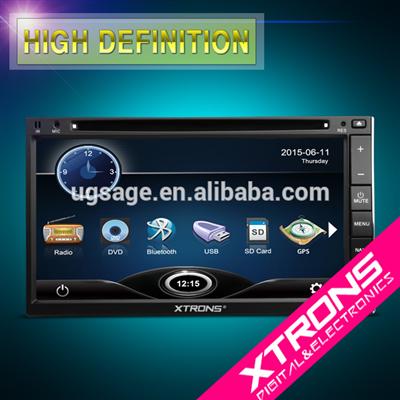 Xtrons 2016 Double Din DVD Player 6.95inch Digital Touch Screen SWC Bluetooth GPS Navigator TD693G New