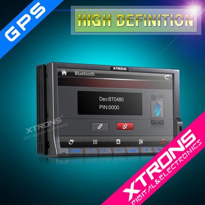 Xtrons TD714GT 7" MTK Digital Touch screen 2 din car radios with navigation china