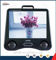 OEM Cheap 15.5 inch Portable DVD player With TV USB Game