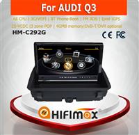 Hifimax car navigation FOR AUDI Q3 WITH A8 CHIPSET DUAL CORE 1080P V-20 DISC WIFI 3G INTERNET DVR