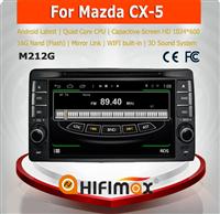 Hifimax Android 4.4.4 car dvd player for Mazda CX-5 with 4 Core CPU 16G Hard disk HD1024*600 capacitive screen