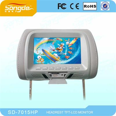 Made in China 7 inch Car Headrest DVD Player For Car