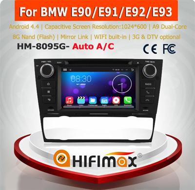 HIFIMAX Android 5.1.1 car radio dvd gps navigation system for BMW 3 Series E93 WITH Capacitive screen+SD 800*480 Resolution