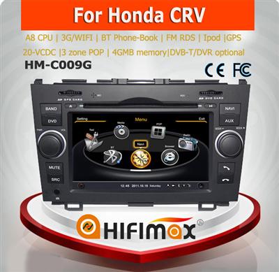 Hifimax car navigation FOR HONDA CRV navigation 2007 2008 navigation system honda crv