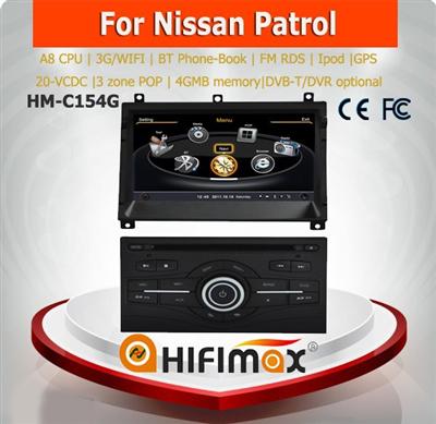 Hifimax car navigation FOR Nissan Patrol 2012 gps navigation system