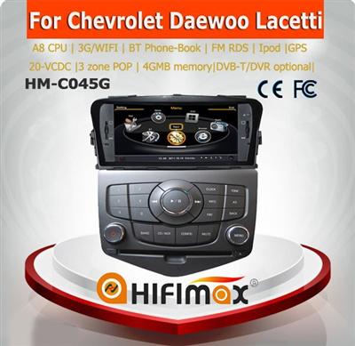 Hifimax car dvd player with gps navigation for daewoo lacetti car radio audio multimedia system