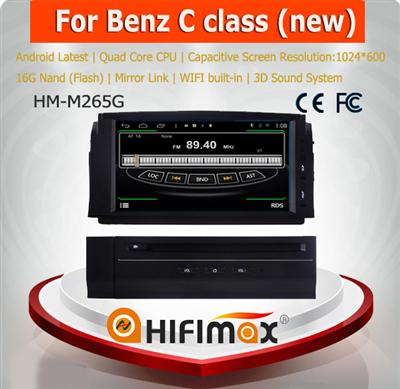 HIFIMAX Android 4.4.4 quad cored 16G car dvd player for Mercedes-Benz C Class (2007-2011)