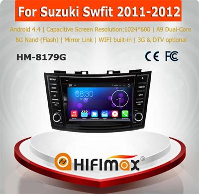 HIFIMAX Android 5.1.1 Car Radio For Suzuki Swfit Autoradio capacitive touch screen 3G WIFI