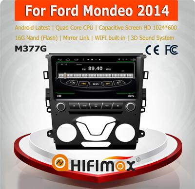 HIFIMAX Android 4.4.4 car dvd player for Ford Mondeo 2014 with 4 Core CPU 16G Hard disk HD1024*600 capacitive screen