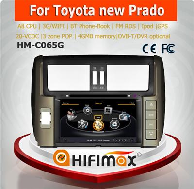 Hifimax toyota prado 150 car dvd gps toyota prado 150 gps dvd navigation with toyota prado accessories