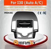 Hifimax Android 4.4.4 Car DVD Player for Hyundai I30 - Quad Core CPU 16G Hard disk HD1024*600 capacitive screen
