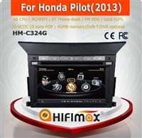 Hifimax car dvd audio navigation system FOR Honda Pilot WITH A8 CHIPSET DUAL CORE 1080P V-20 DISC WIFI 3G INTERNET DVR