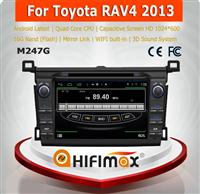 HIFIMAX Android 4.4.4 automobile dvd gps for Toyota RAV4 2013 car navigation for Toyota RAV4 2013 with car accessories