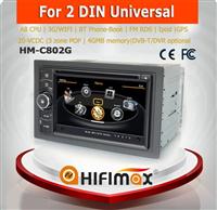 Hifimax 6.2 inch car dvd player Universal car DVD GPS WITH A8 CHIPSET DUAL CORE 1080P V-20 DISC WIFI 3G INTERNET DVR
