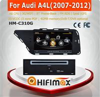 Hifimax car dvd gps navigation system for Audi A4 after 2008 WITH A8 CHIPSET 1080P V-20 DISC WIFI 3G INTERNET DVR