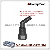 45 Degree Fuel Oil Line Easy Connectors Quick Connector