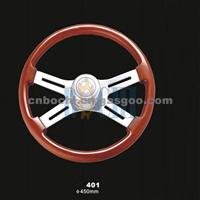 Steel And Wood Truck Steering Wheel