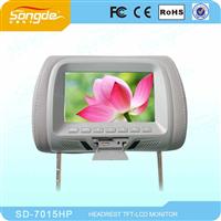 7 inch Car Headrest DVD Player with TV IR FM Function