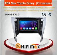 HIFIMAX Android 5.1.1 car radio dvd gps navigation for TOYOTA CAMRY 2012 (EU virson) support JBL system
