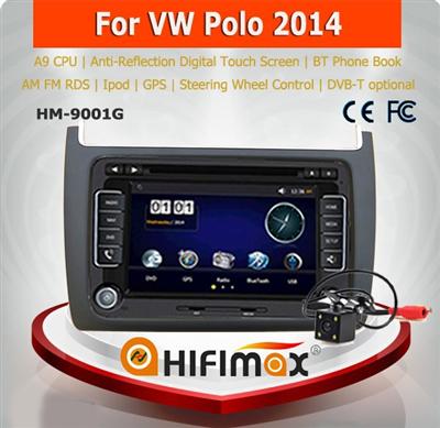 HIFIMAX 2 din touch screen vw polo car audio player car stereo auto radio car multimedia with DVD GPS navigation radio BT