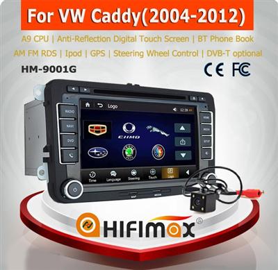 HIFIMAX vw caddy car navigation VW CADDY car stereo with car DVD PLAYER gps navigation