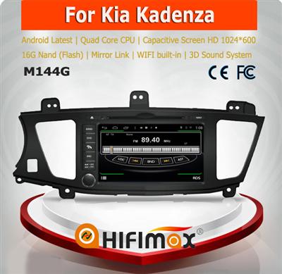 Hifimax S160 Android 4.4.4 car pc for KIA Cadenza android car dvd for KIA Cadenza with android 16GB dvd hard disk