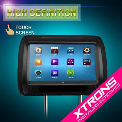 HD908T: 2 x 9" Headrest Touch Screen Car DVD Player